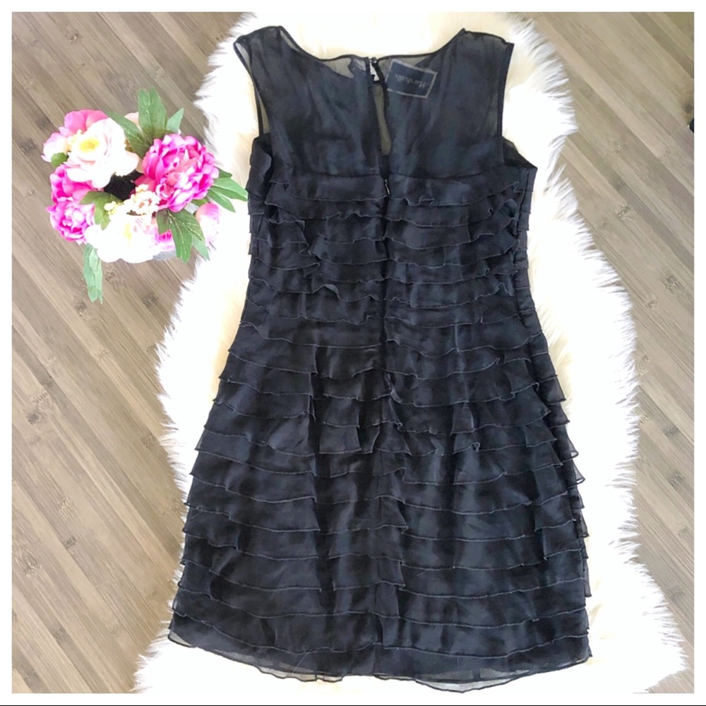 Express Black Ruffle Dress